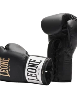 Gants de boxe Leone Romeo Classico Lace – Noir