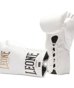 Gants de boxe Leone Romeo Classico Lace – Blanc