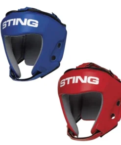 Casque de protection Sting approuvé pour la compétition – Bleu