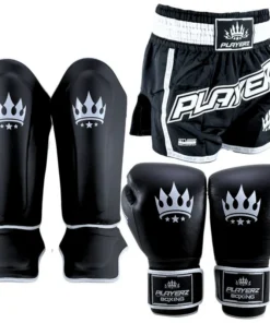 Ensemble de Muay Thai Playerz SparTech – Noir