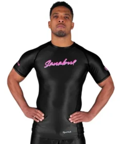 Rashguard Sanabul Tropic Vice BJJ – Noir/Rose