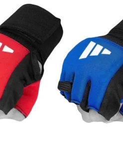 Bandes de maintien Adidas Quick Wrap – Bleu et rouge