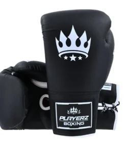 Gants de boxe Playerz SparTech Lace – Noir/Blanc