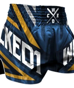 Short de Muay Thai Wicked One District – Bleu