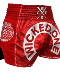 Short de Muay Thaï Wicked One Herd – Rouge