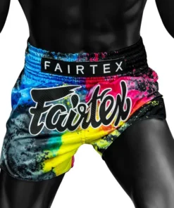 Short de Muay Thaï Fairtex Acid Jazz – Noir
