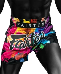 Short de Muay Thaï Fairtex Funky Soul – Noir