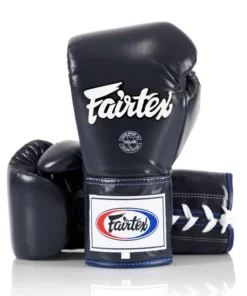 Gants de compétition à lacets Fairtex – Bleu