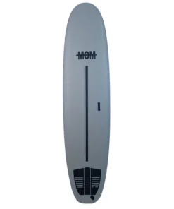 Tabla de Surf MOM MiniLong 8’0 – Grey (SOFTBOARD)