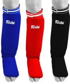 Protège-tibias élastiques de compétition Fairtex