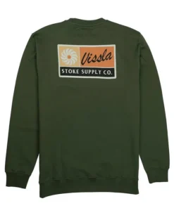 Sudadera VISSLA Hvac Eco Crew Fleece – Tarp