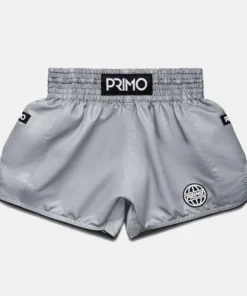Short de Muay Thai Primo – Série Alta – Gris toundra