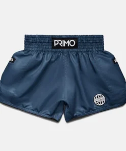Short de Muay Thai Primo – Série Alta – Bleu acier