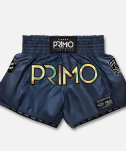 Short de Muay Thai Primo – Série Hologram – Gris Valor