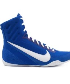Chaussures de boxe Nike Machomai 3 – Bleu/Blanc – Chaussettes offertes
