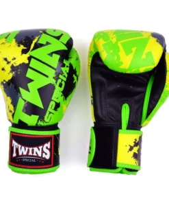 Gants de boxe Twins Candy – Noir/Vert