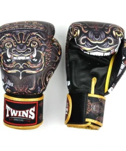 Gants de boxe Twins Yakthai – Noir/Or
