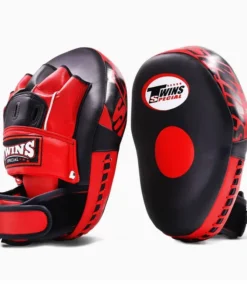Mitaines de concentration Twins en microfibre – Noir/Rouge