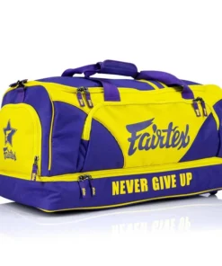 Sac de sport robuste Fairtex – Violet/Jaune