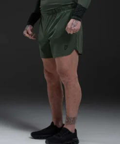 Short de combat Gym King Fight Division 7″ – Olive foncé