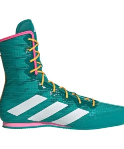Adidas Box Hog 4 Boxing Boots – Teal/White/Pink