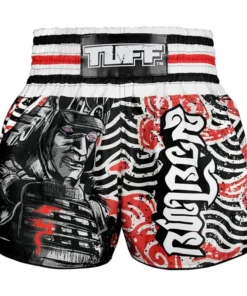 TUFF High-Cut Retro Muaythai Shorts – Waves of Bushido Elegance