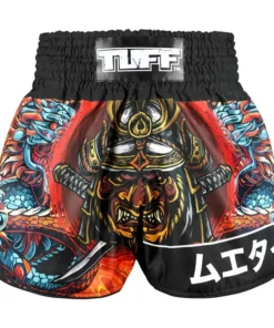 TUFF High-Cut Retro Muaythai Shorts – Seraphic Seiryu Samurai Saga