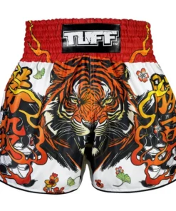 TUFF High-Cut Retro Muaythai Shorts – Tora Chikara Power of Tiger