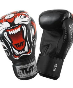 TUFF Muaythai Boxing Gloves – Black Tiger
