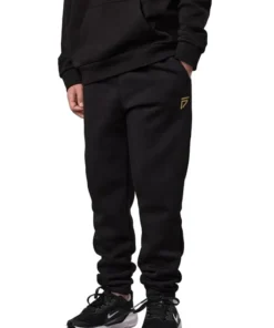 Gym King Fight Division Kids Jogger – Black