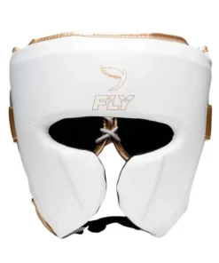 Fly Knight X Head Guard – White/Grey/Gold