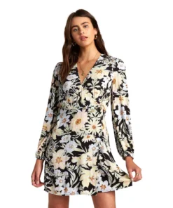 Vestido Billabong Lotta Love Black Multi