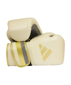 Adidas Adispeed Boxing Gloves – Alumina/Gold