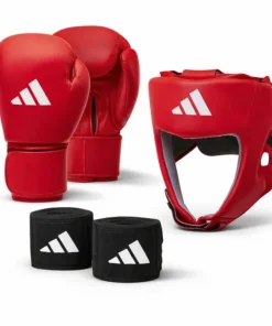 Adidas World Boxing (Was IBA) Licensed Boxing Set – Red