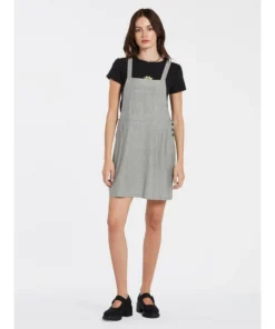 Vestido Volcom Sunday Strut Black White