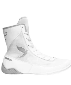 Fly Tempest Kids Boxing Boots – White/Grey
