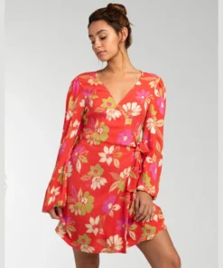 Vestido Billabong Hot Romance Bright Poppy