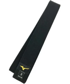 Ceinture Noire Mizuno Japan IJF Kuro – Fabriquée au Japon
