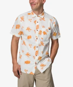 Camisa Reef Lawson Woven Bright White