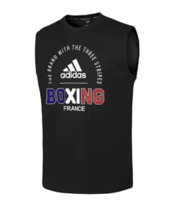 Débardeur Adidas Boxing France FFB – Noir