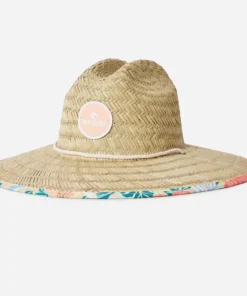 Sombrero Rip Curl Mixed Straw Sun Hat Light Orange