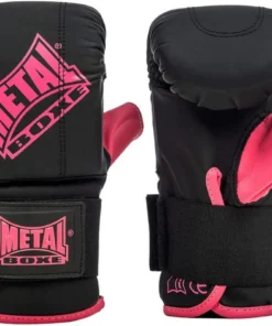 Gants de sac Metal Boxe Lady Junior – Noir/Fuchsia
