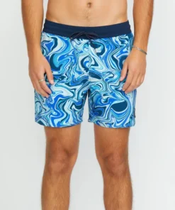 Bañador Volcom Lido Print Trunk 16 Navy