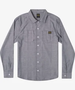 Camisa Rvca Day Shift Moody Blue
