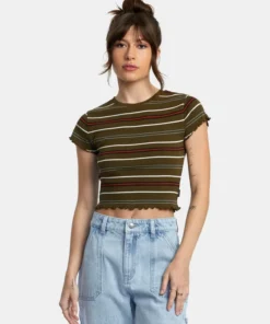 Camiseta Rvca Classmate Dark Olive