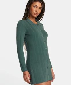 Vestido Rvca Meri Sweater Dress Spinach