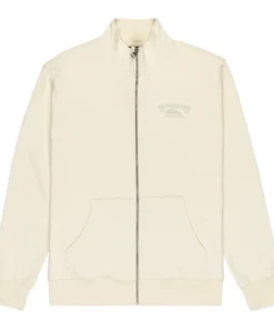 Sudadera Quiksilver Zip Fleece No Hood Bone White