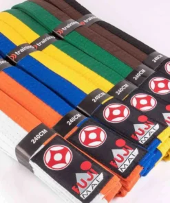 Ceinture officielle Kyokushinkai bicolore FUJIMAE