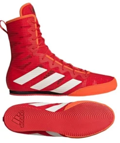 Chaussures de Boxe Anglaise Adidas Box Hog IV Rouge (ADIGW1403)
