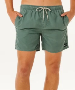 Bañador Rip Curl Volley Offset Washed Moss 15´